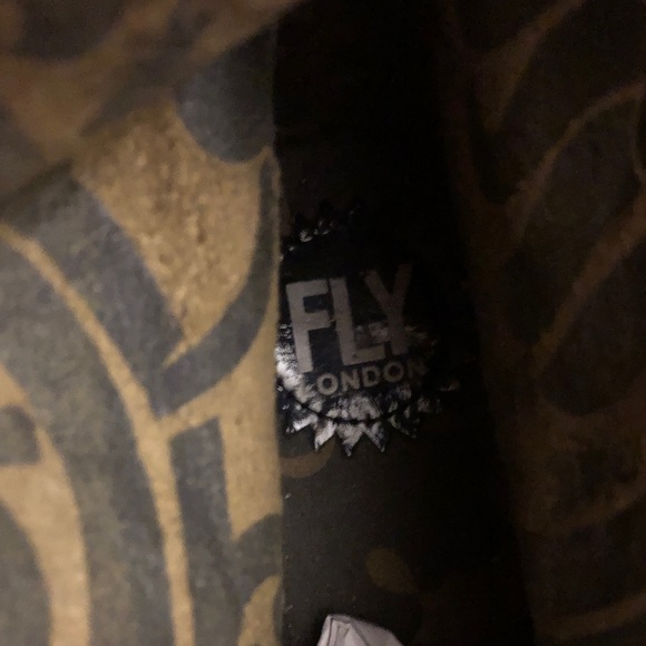 Fly London Ankle patent leather wedge Boots - Picture 7 of 13